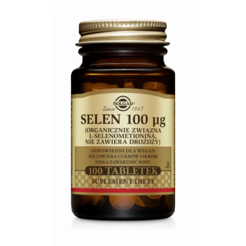Solgar - Selen 100 µg - 100 tabletek Solgar - Selen 100 µg - 100 tabletek